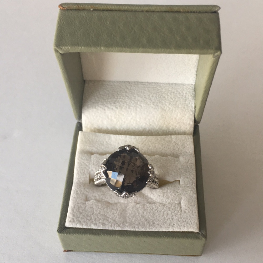 Judith Ripka Smoky Quartz Ring